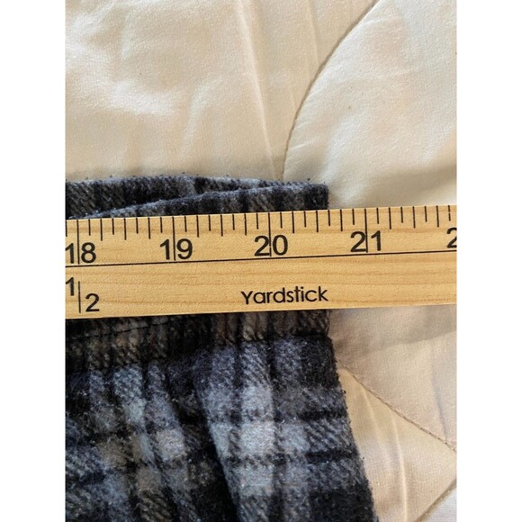 Fruit Of The Loom Men's Sleepwear Sz XL Pants Black Grey Plaid Polyester - Picture 9 of 10